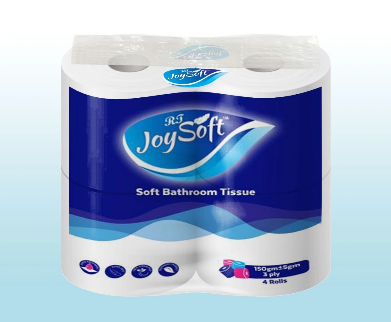 Joysoft Premium Toilet Rolls (160gm) 4 Piece Pack