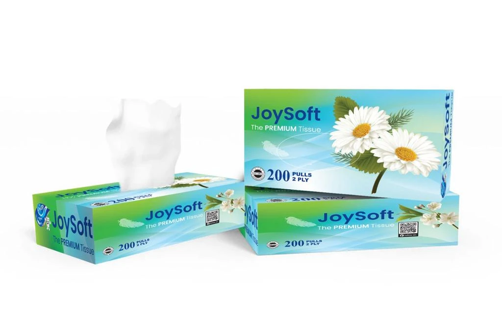 JoySoft Box Tissue  (200 Pulls)